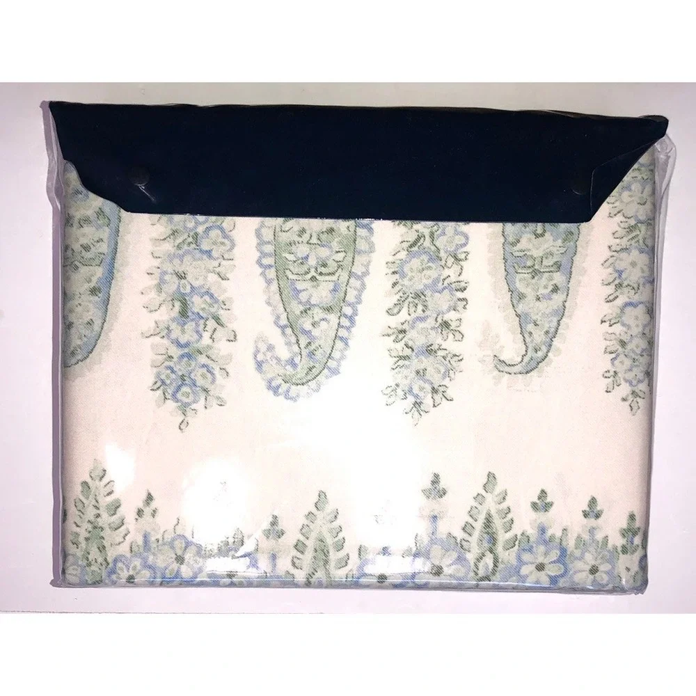 Ralph Lauren Camile Duvet Cover Full/Queen Sage Chambray Paisley Floral‎ NEW